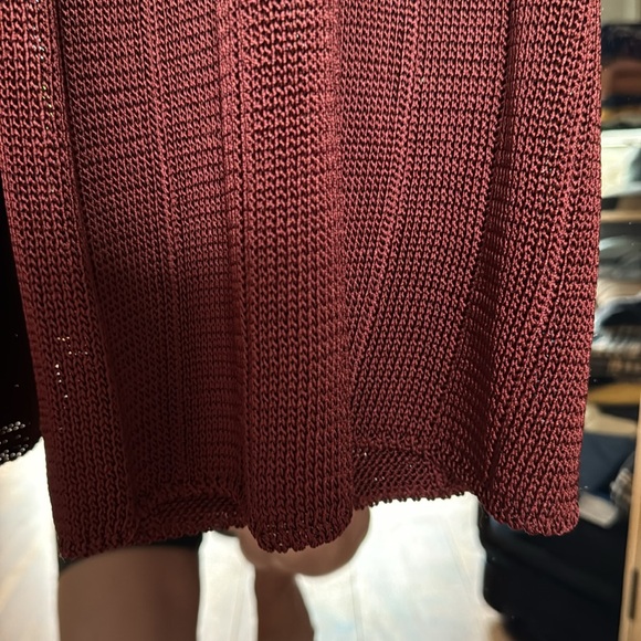 Calle de Mar / High waisted crochet-knit wide leg pants / small - Picture 6 of 8